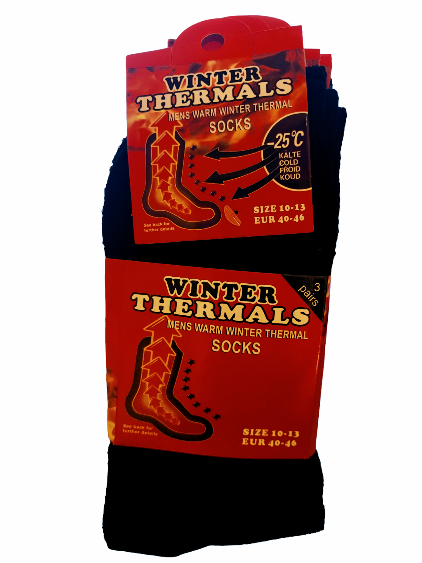 Winter Thermal Mens Socks - 4 Pack