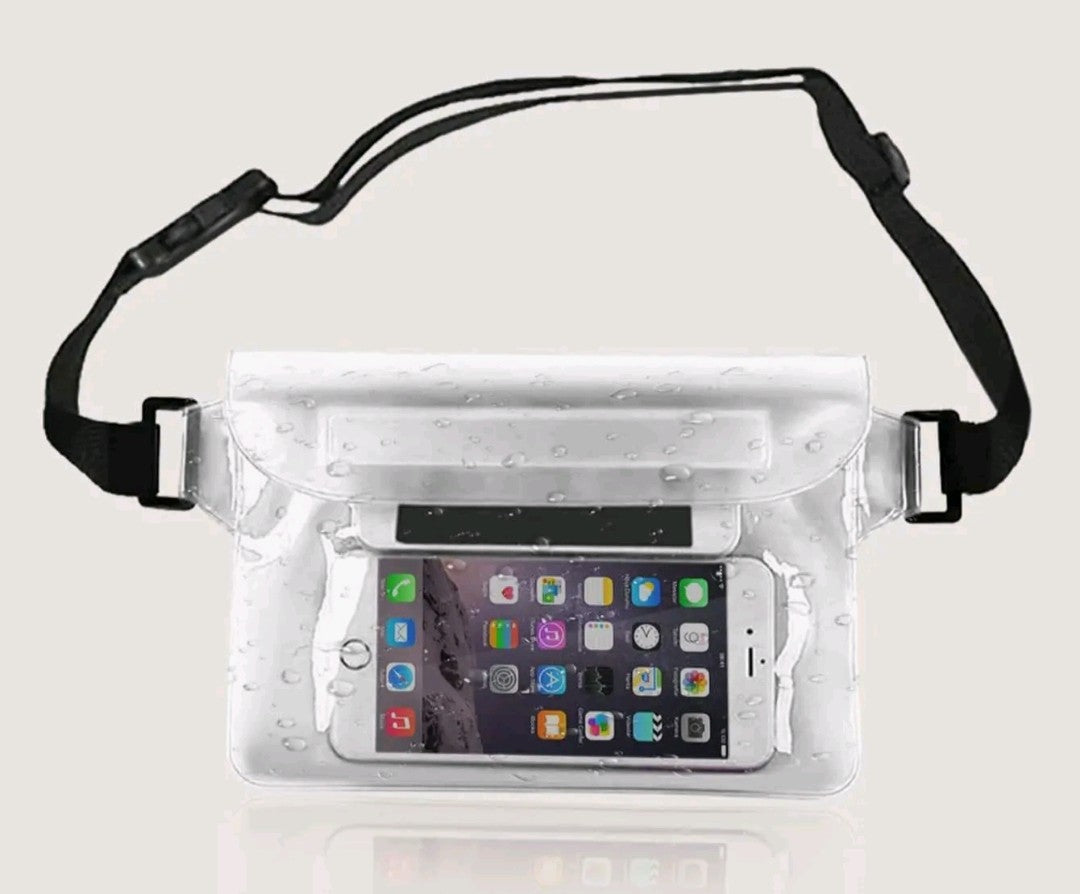 Waterproof Mobile phone Cross-over / Bum Bag - Black